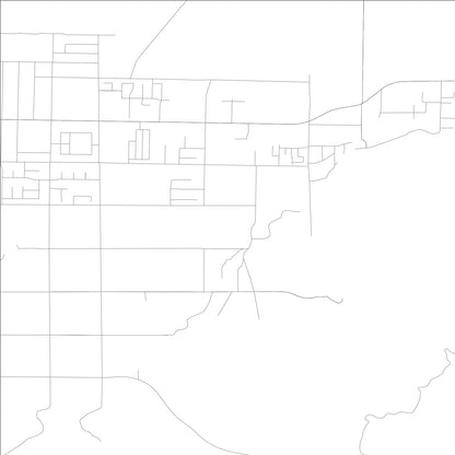 ROAD MAP OF MENTONE, CALIFORNIA BY MAPBAKES