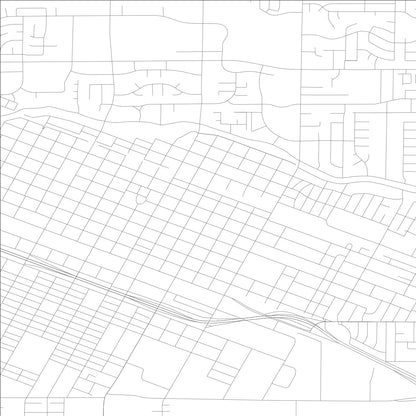 ROAD MAP OF MERCED, CALIFORNIA BY MAPBAKES