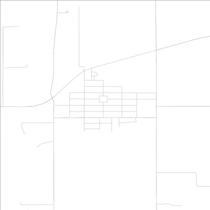 ROAD MAP OF MOUNT AUBURN, ILLINOIS BY MAPBAKES