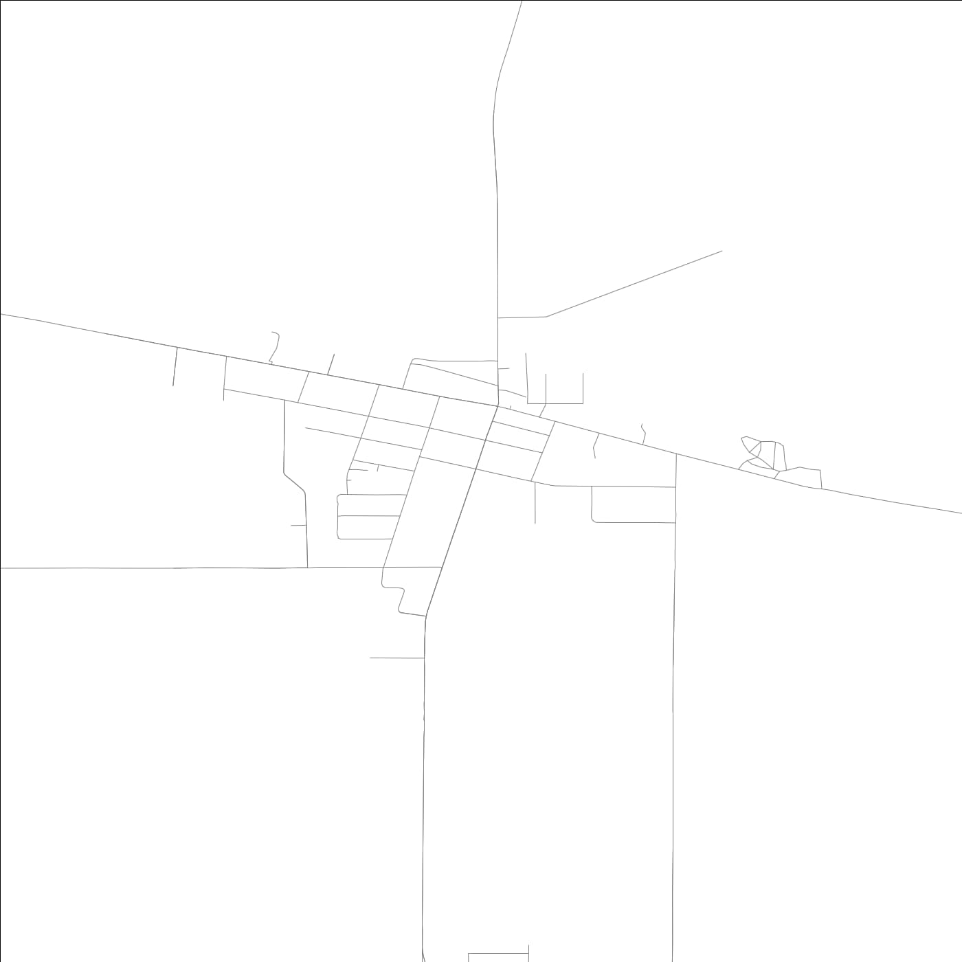 ROAD MAP OF STRAWBERRY POINT, LOWA BY MAPBAKES