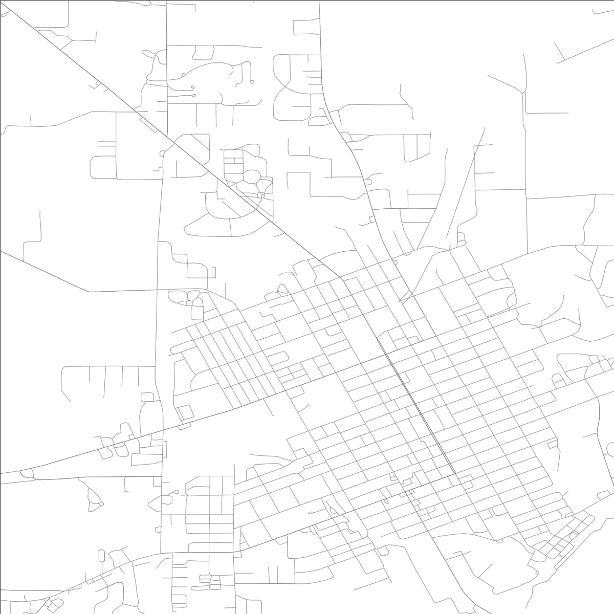 ROAD MAP OF MOUNT CARMEL, ILLINOIS BY MAPBAKES