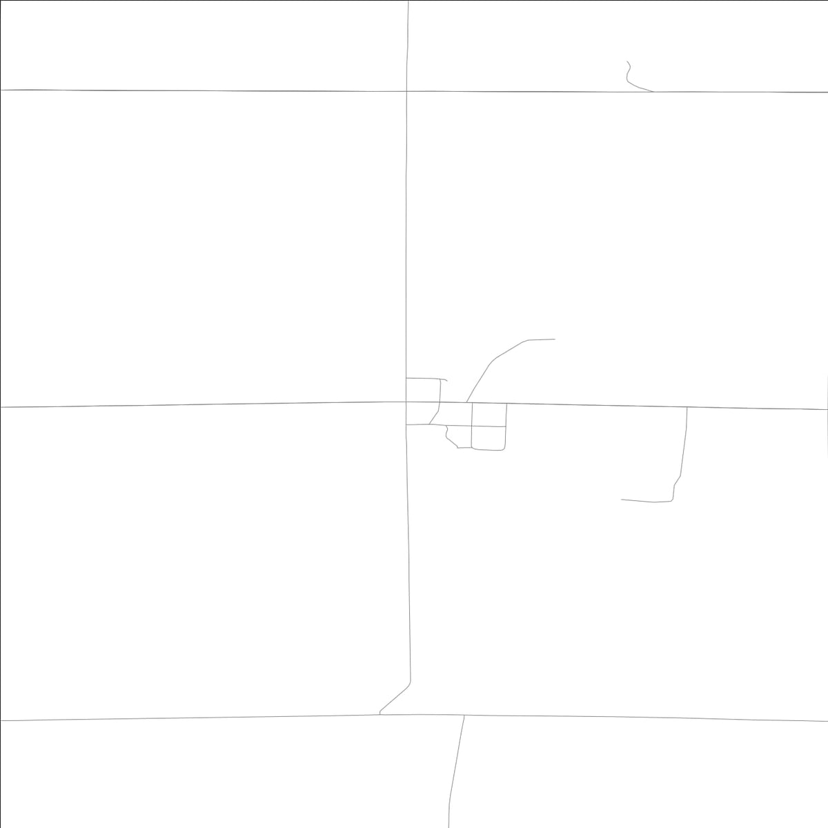 ROAD MAP OF STRUBLE, LOWA BY MAPBAKES