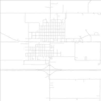 ROAD MAP OF STUART, LOWA BY MAPBAKES