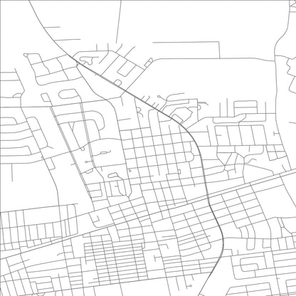 ROAD MAP OF SIKESTON, MISSOURI BY MAPBAKES