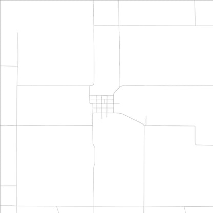 ROAD MAP OF MOUNT ERIE, ILLINOIS BY MAPBAKES