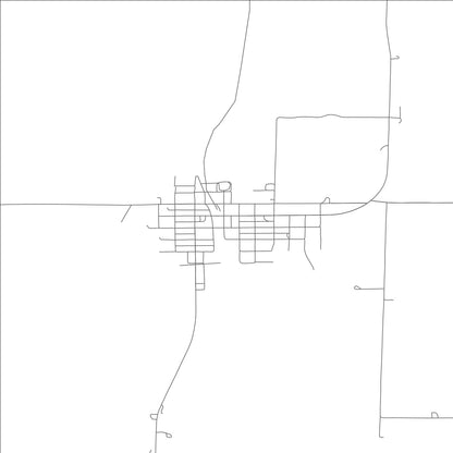 ROAD MAP OF SKIDMORE, MISSOURI BY MAPBAKES