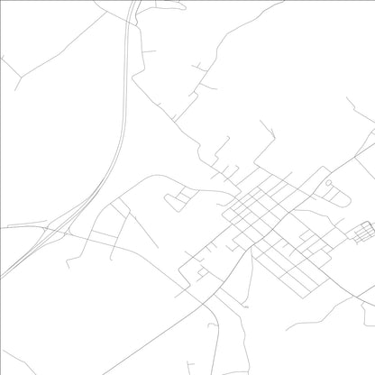 ROAD MAP OF CAVE CITY, KENTUCKY BY MAPBAKES