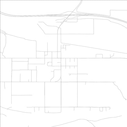 ROAD MAP OF HAMMETT, IDAHO BY MAPBAKES