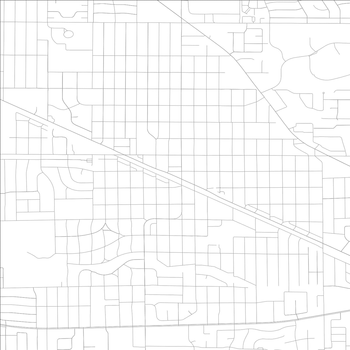 ROAD MAP OF MOUNT PROSPECT, ILLINOIS BY MAPBAKES
