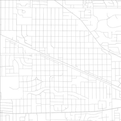 ROAD MAP OF MOUNT PROSPECT, ILLINOIS BY MAPBAKES
