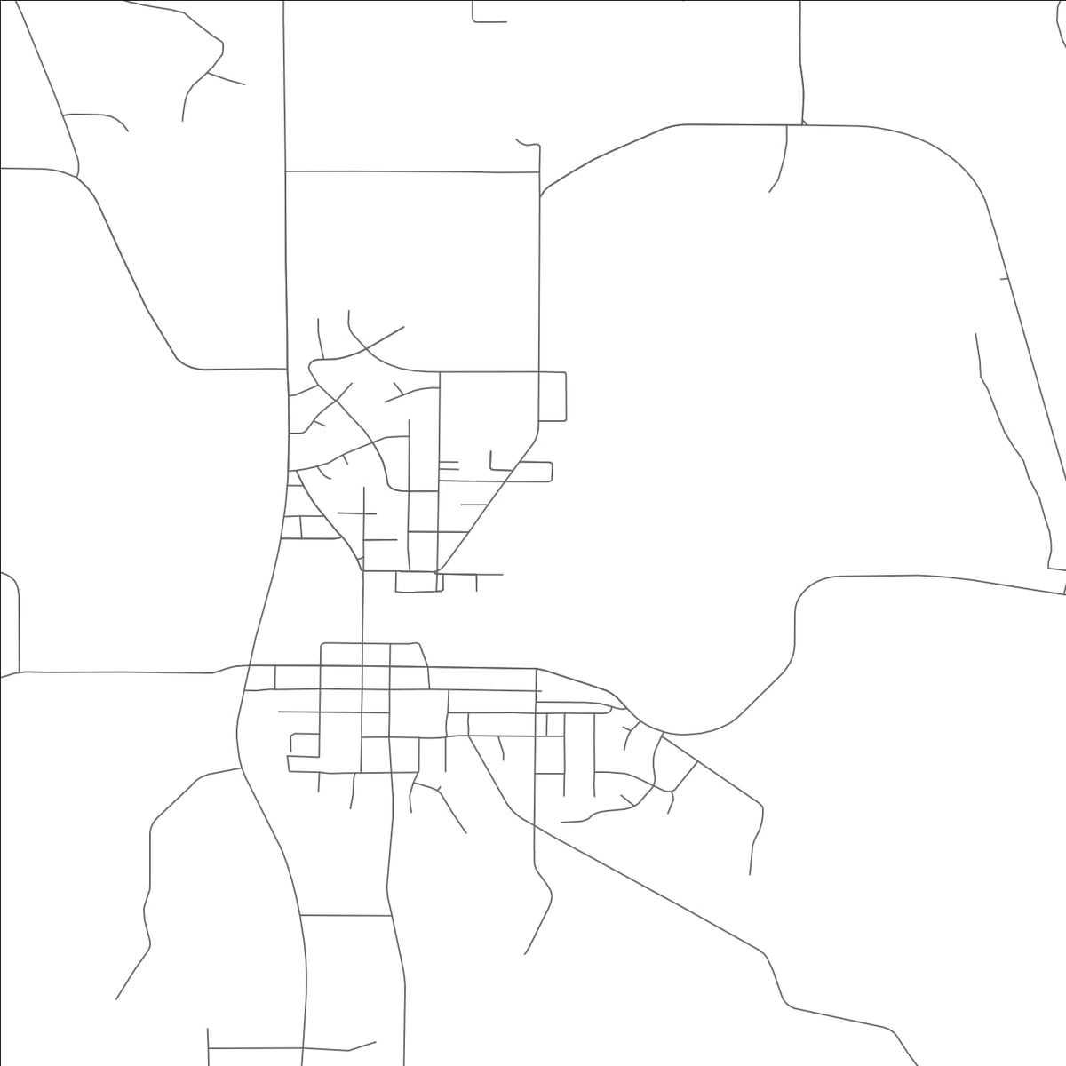 ROAD MAP OF SMITHVILLE, MISSOURI BY MAPBAKES