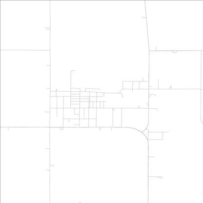 ROAD MAP OF SUTHERLAND, LOWA BY MAPBAKES