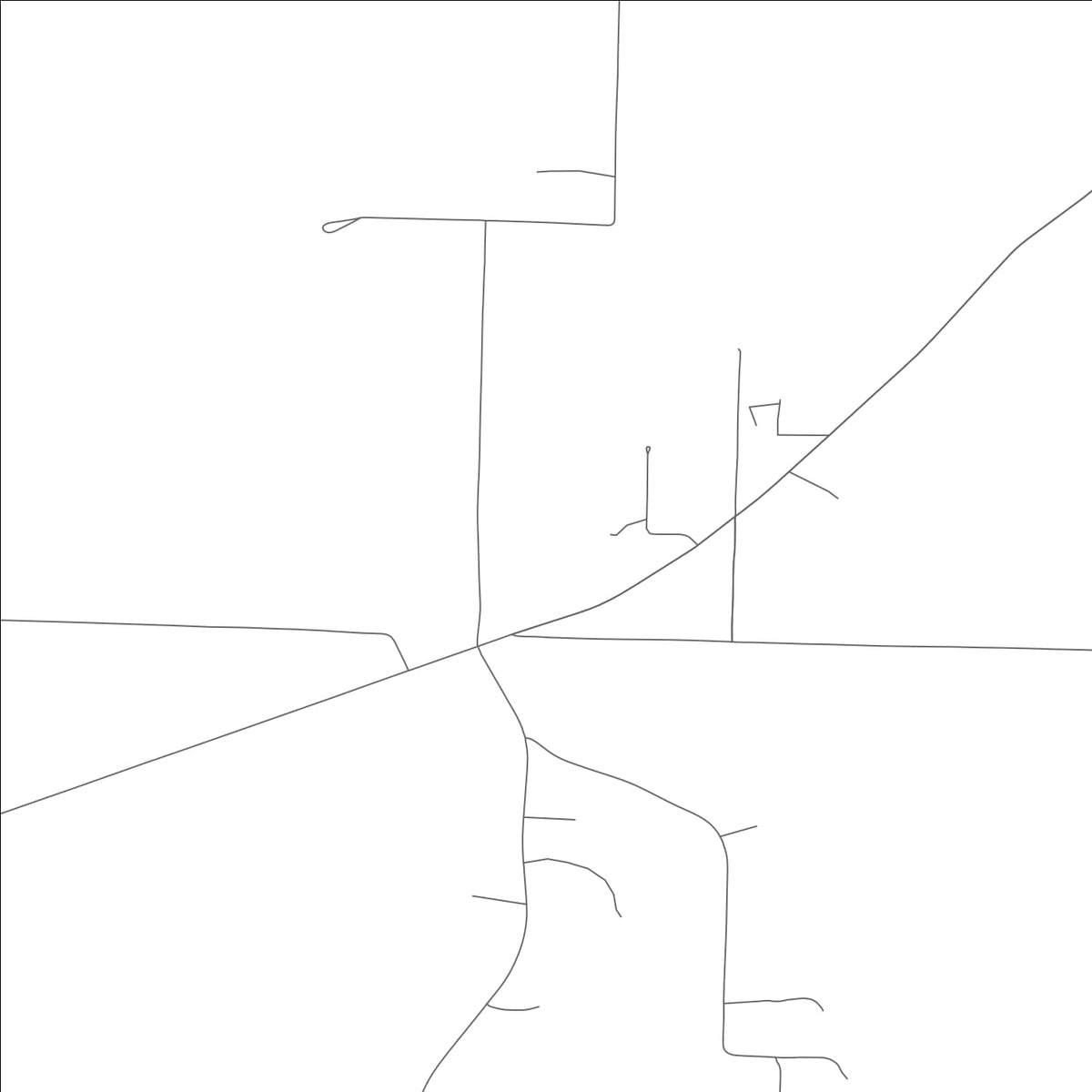 ROAD MAP OF SOUTH FORK, MISSOURI BY MAPBAKES