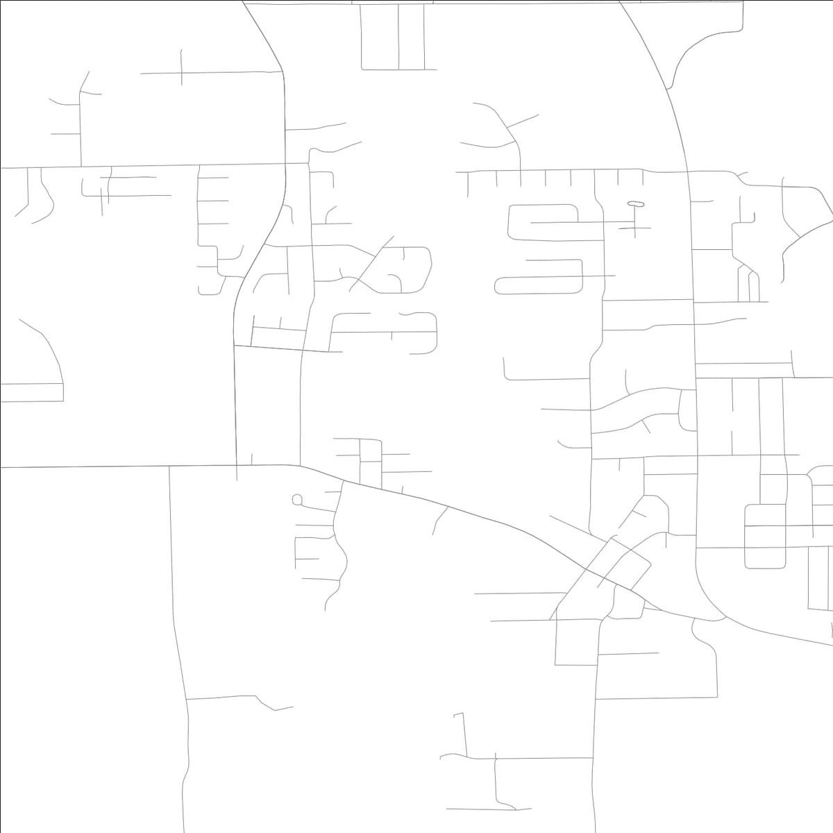 ROAD MAP OF MOUNT ZION, ILLINOIS BY MAPBAKES