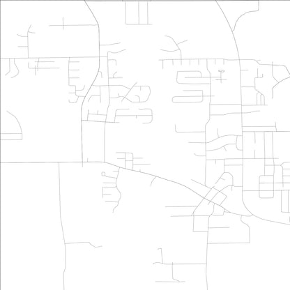 ROAD MAP OF MOUNT ZION, ILLINOIS BY MAPBAKES