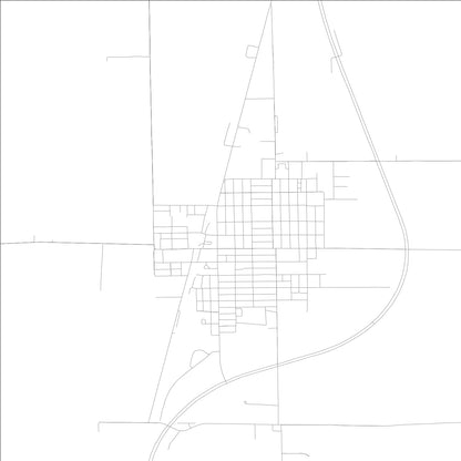 ROAD MAP OF MOWEAQUA, ILLINOIS BY MAPBAKES