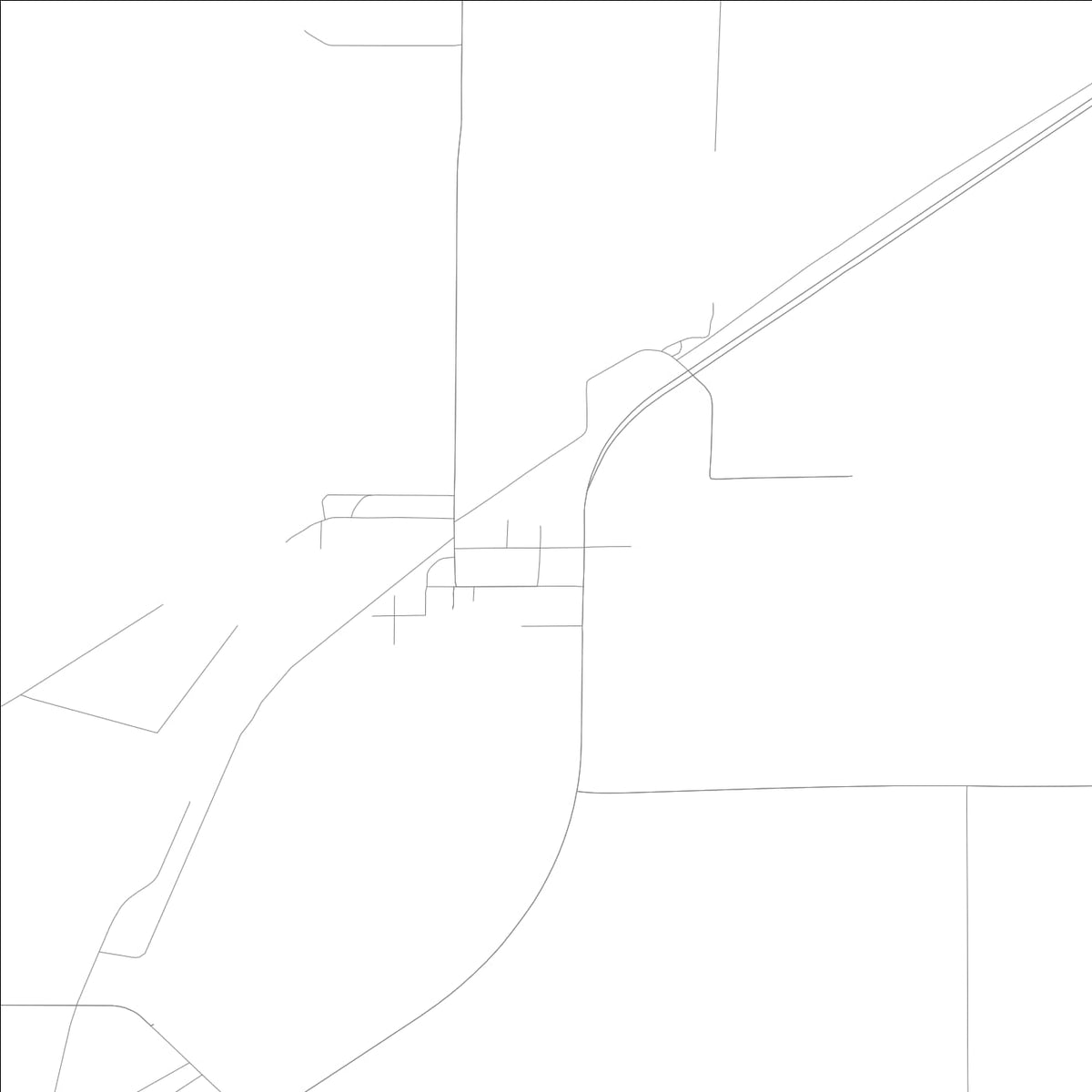 ROAD MAP OF MUDDY, ILLINOIS BY MAPBAKES