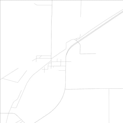 ROAD MAP OF MUDDY, ILLINOIS BY MAPBAKES