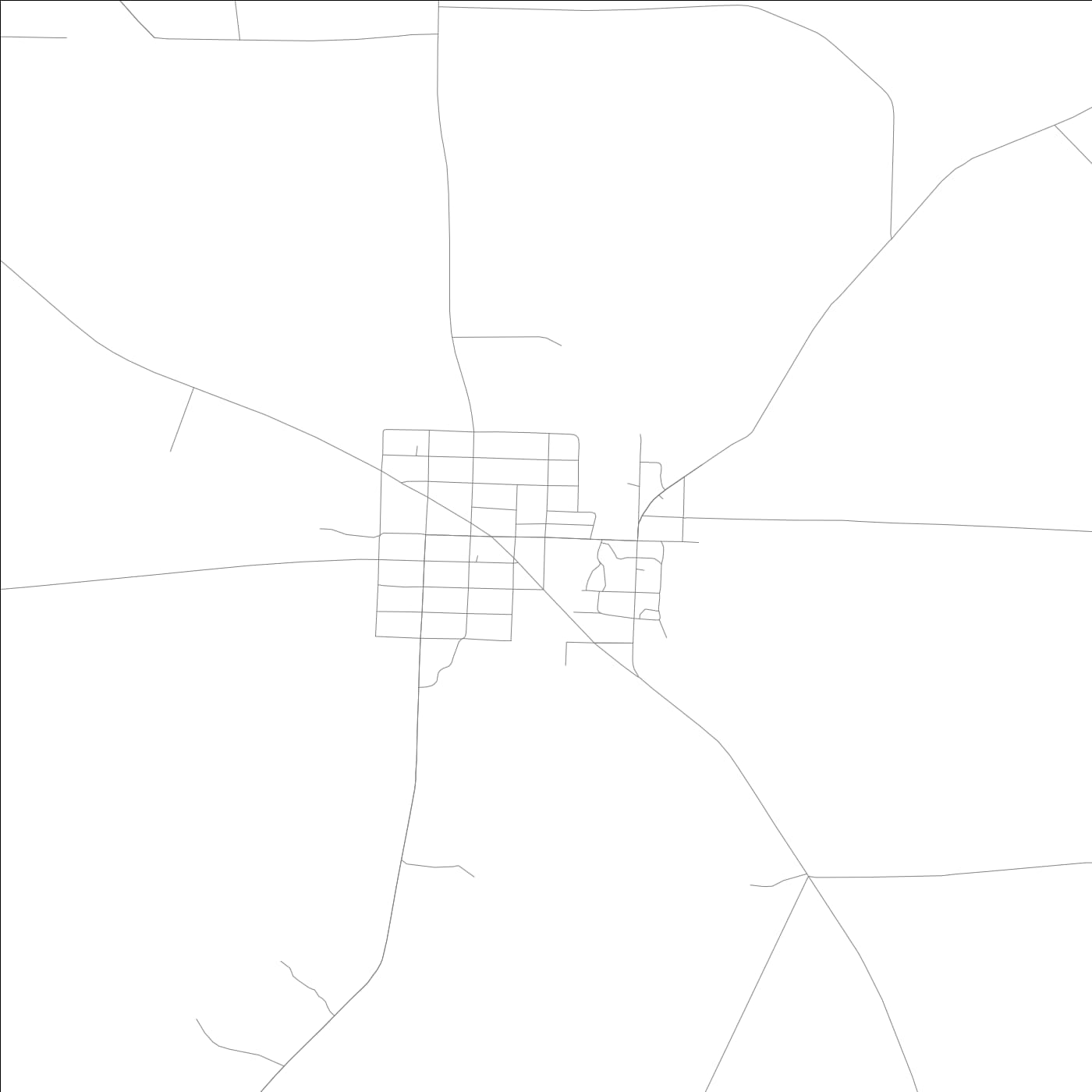 ROAD MAP OF BYROMVILLE, GEORGIA BY MAPBAKES