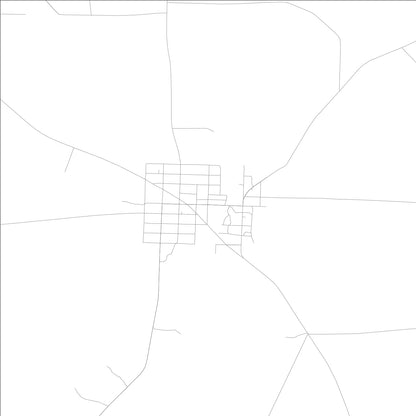 ROAD MAP OF BYROMVILLE, GEORGIA BY MAPBAKES