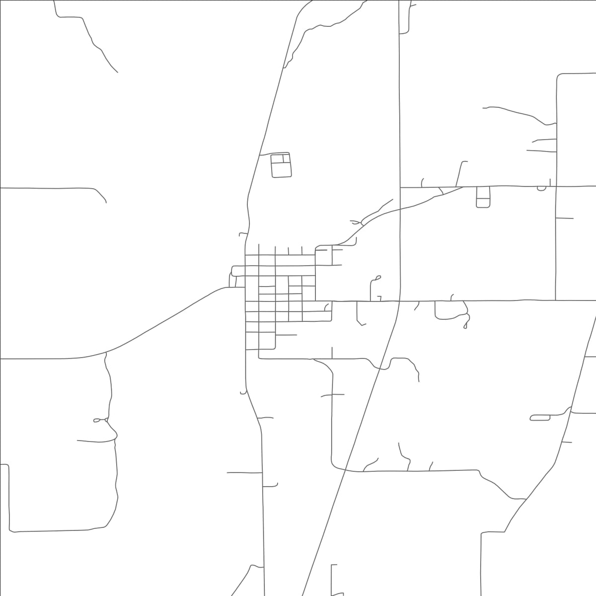ROAD MAP OF SPICKARD, MISSOURI BY MAPBAKES