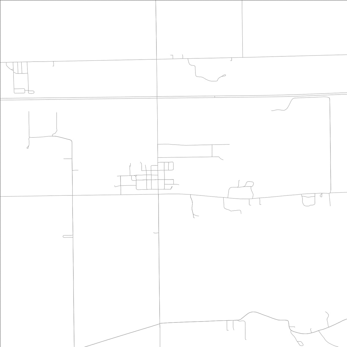 ROAD MAP OF MUNCIE, ILLINOIS BY MAPBAKES
