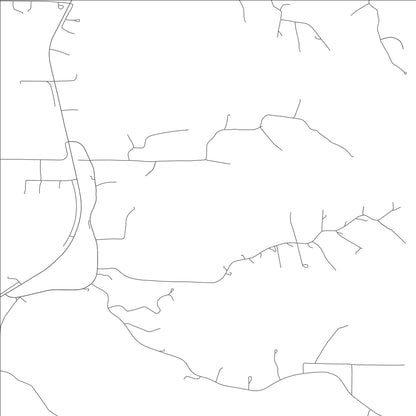 ROAD MAP OF SPOKANE, MISSOURI BY MAPBAKES