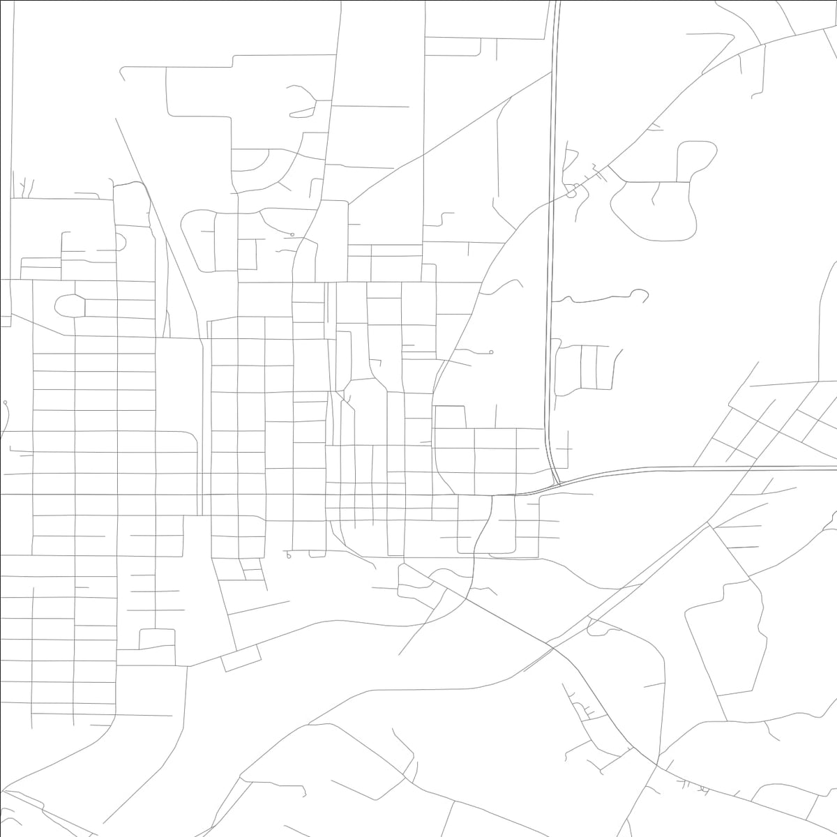 ROAD MAP OF MURPHYSBORO, ILLINOIS BY MAPBAKES