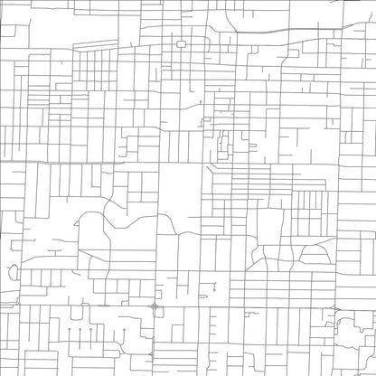 ROAD MAP OF SPRINGFIELD, MISSOURI BY MAPBAKES
