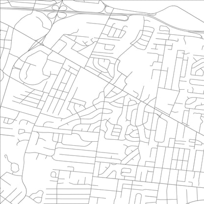 ROAD MAP OF ST. ANN, MISSOURI BY MAPBAKES