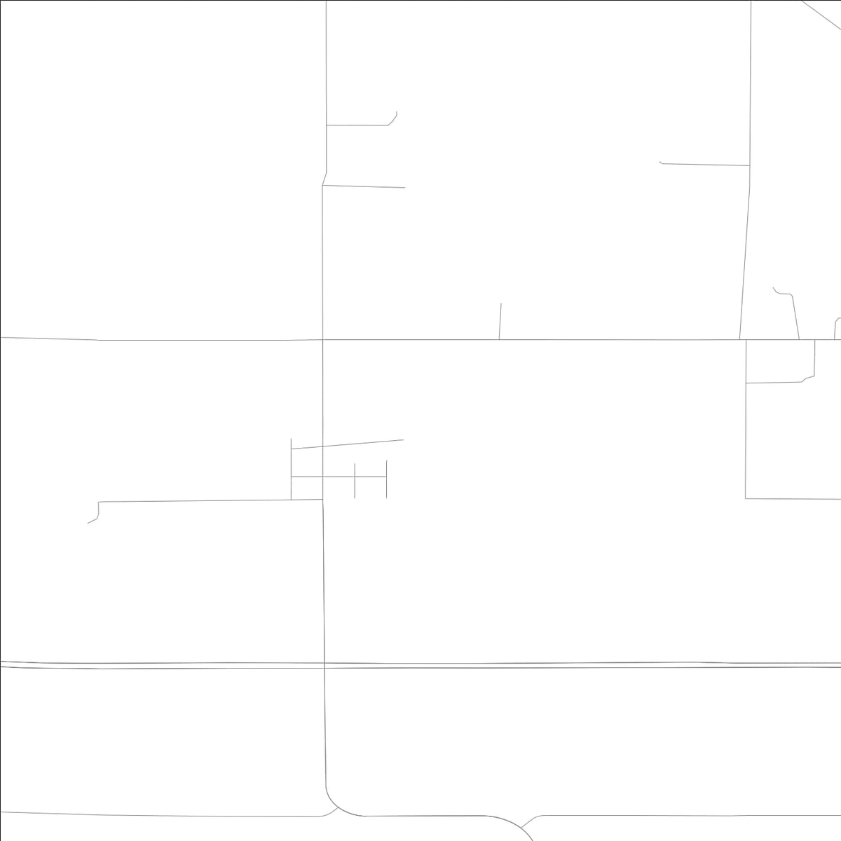 ROAD MAP OF NACHUSA, ILLINOIS BY MAPBAKES