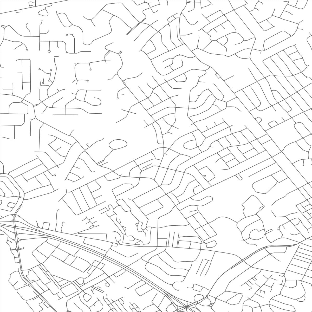 ROAD MAP OF ST. CHARLES, MISSOURI BY MAPBAKES