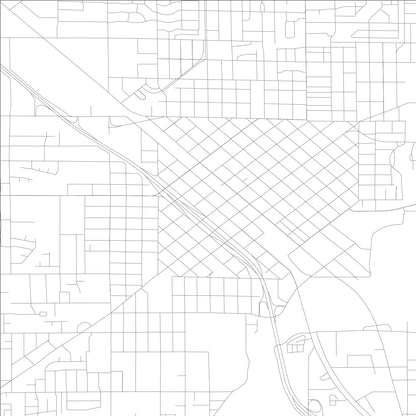 ROAD MAP OF MODESTO, CALIFORNIA BY MAPBAKES