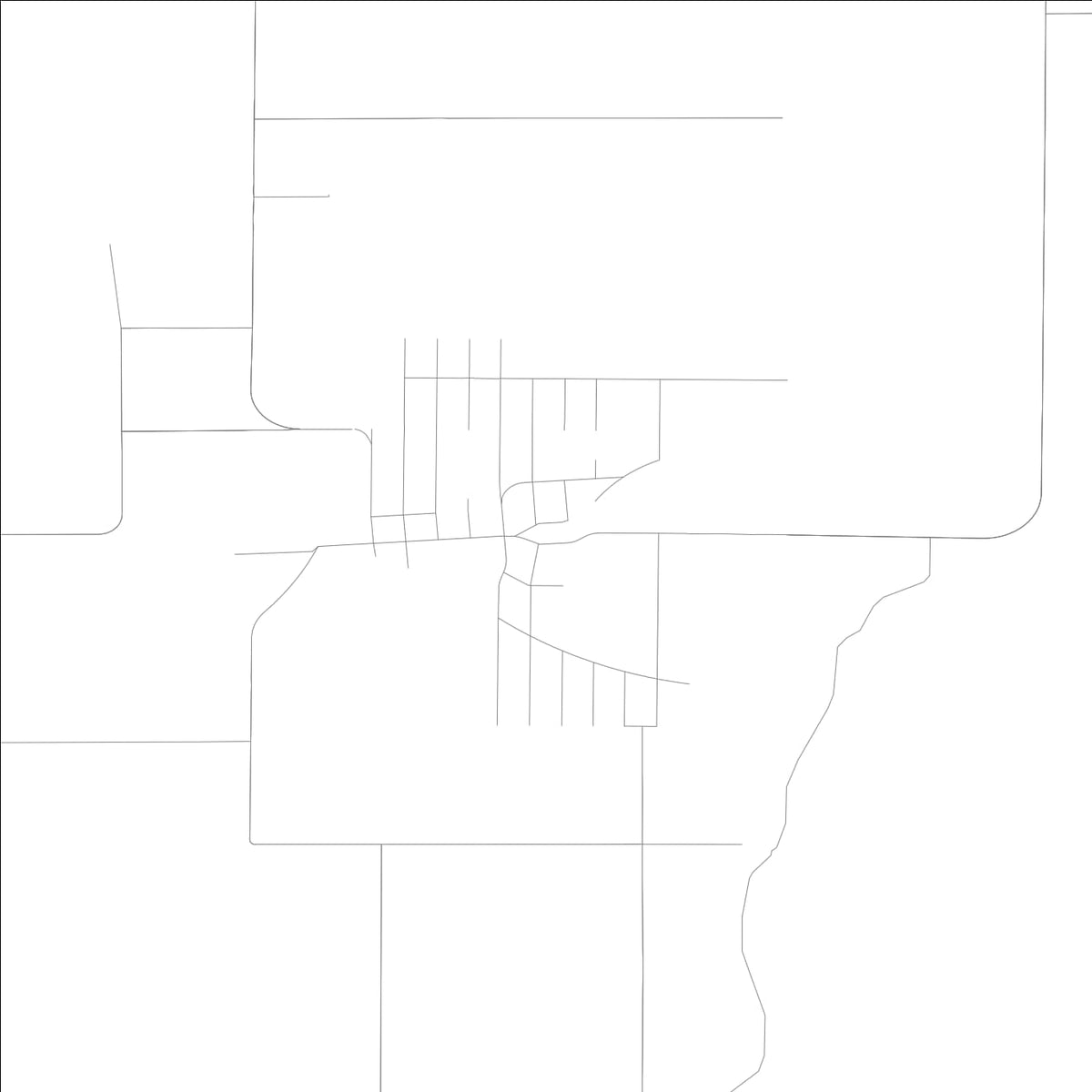 ROAD MAP OF NASON, ILLINOIS BY MAPBAKES
