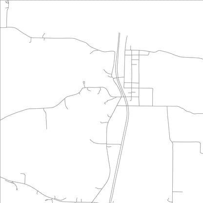 ROAD MAP OF ST. FRANCISVILLE, MISSOURI BY MAPBAKES