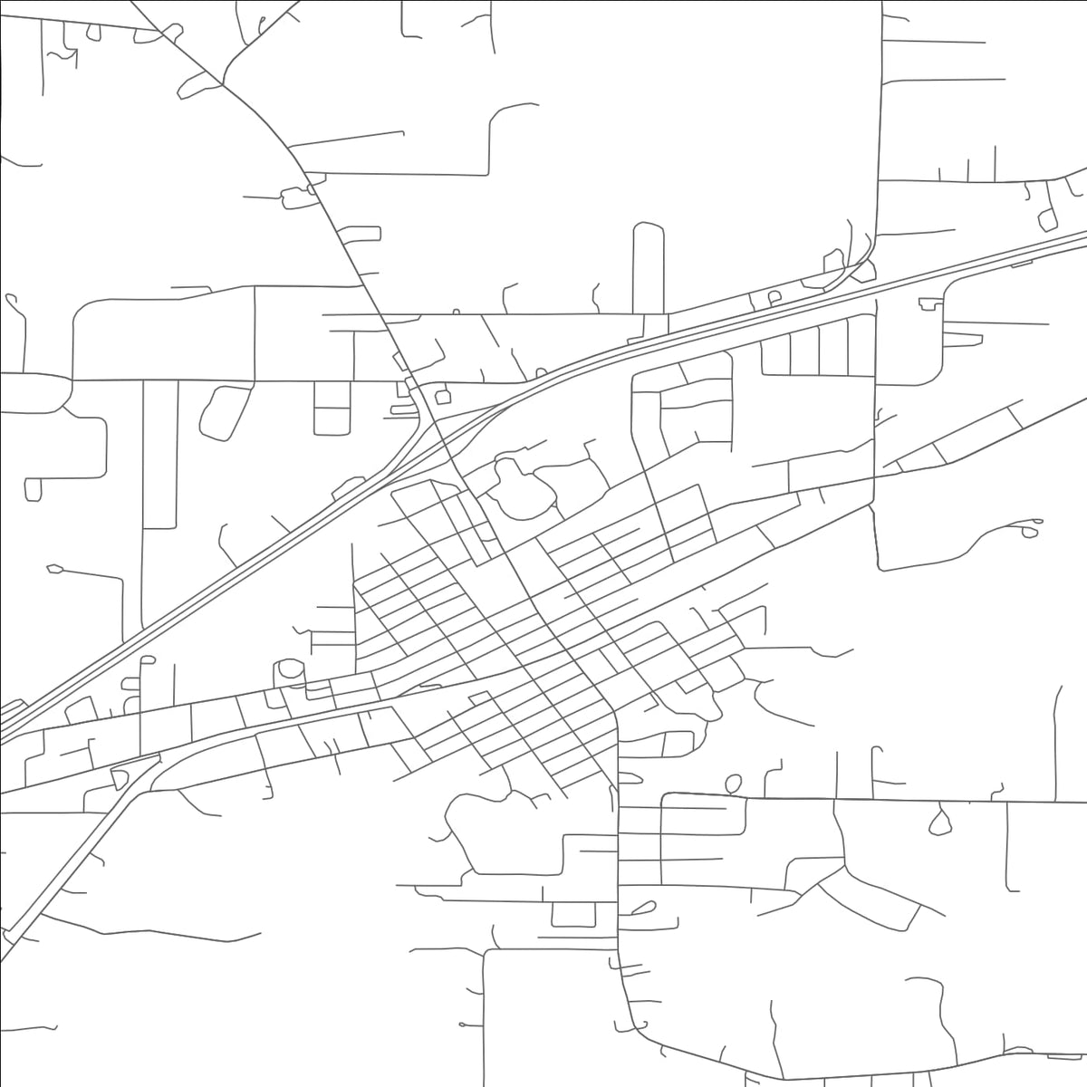 ROAD MAP OF ST. JAMES, MISSOURI BY MAPBAKES