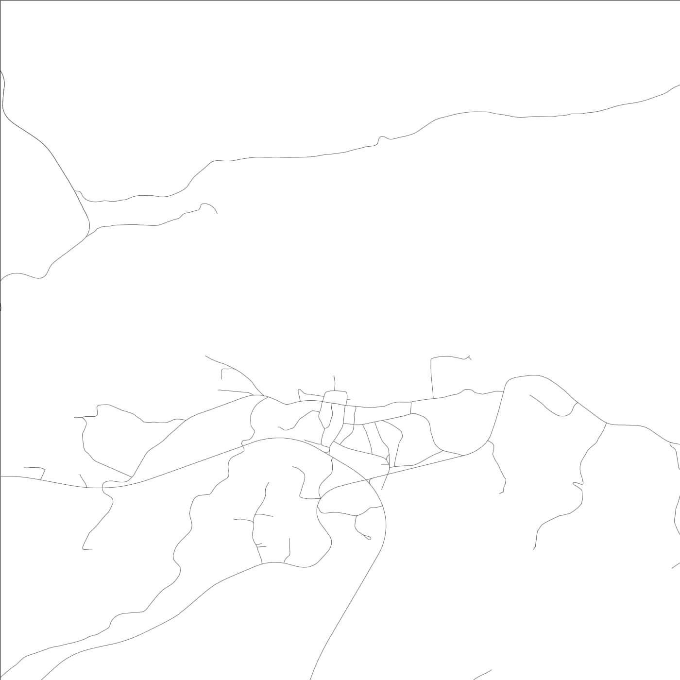 ROAD MAP OF MOKELUMNE HILL, CALIFORNIA BY MAPBAKES