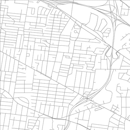 ROAD MAP OF ST. JOHN, MISSOURI BY MAPBAKES