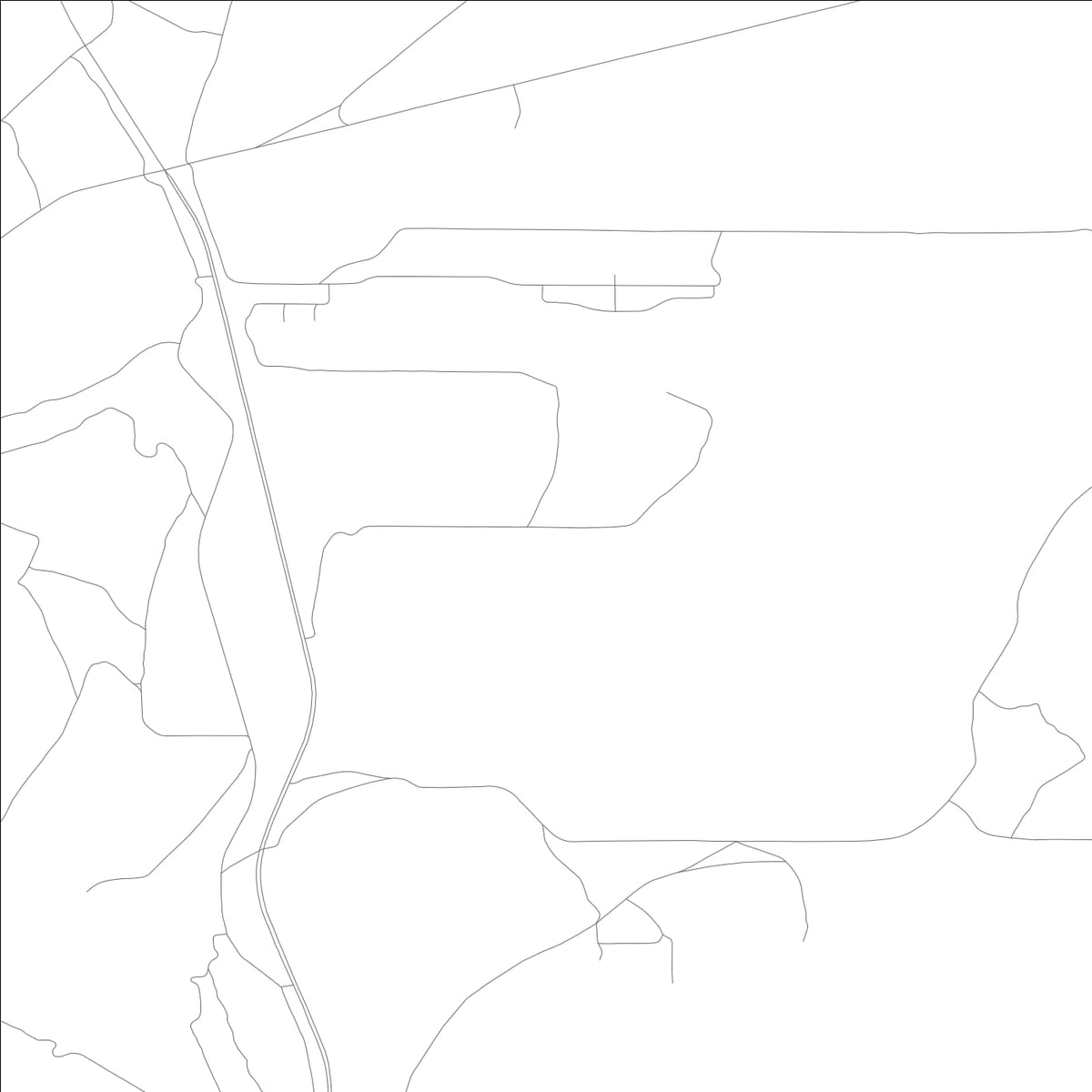 ROAD MAP OF MONO CITY, CALIFORNIA BY MAPBAKES