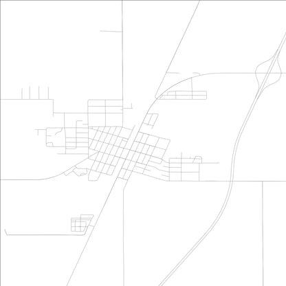 ROAD MAP OF NEOGA, ILLINOIS BY MAPBAKES