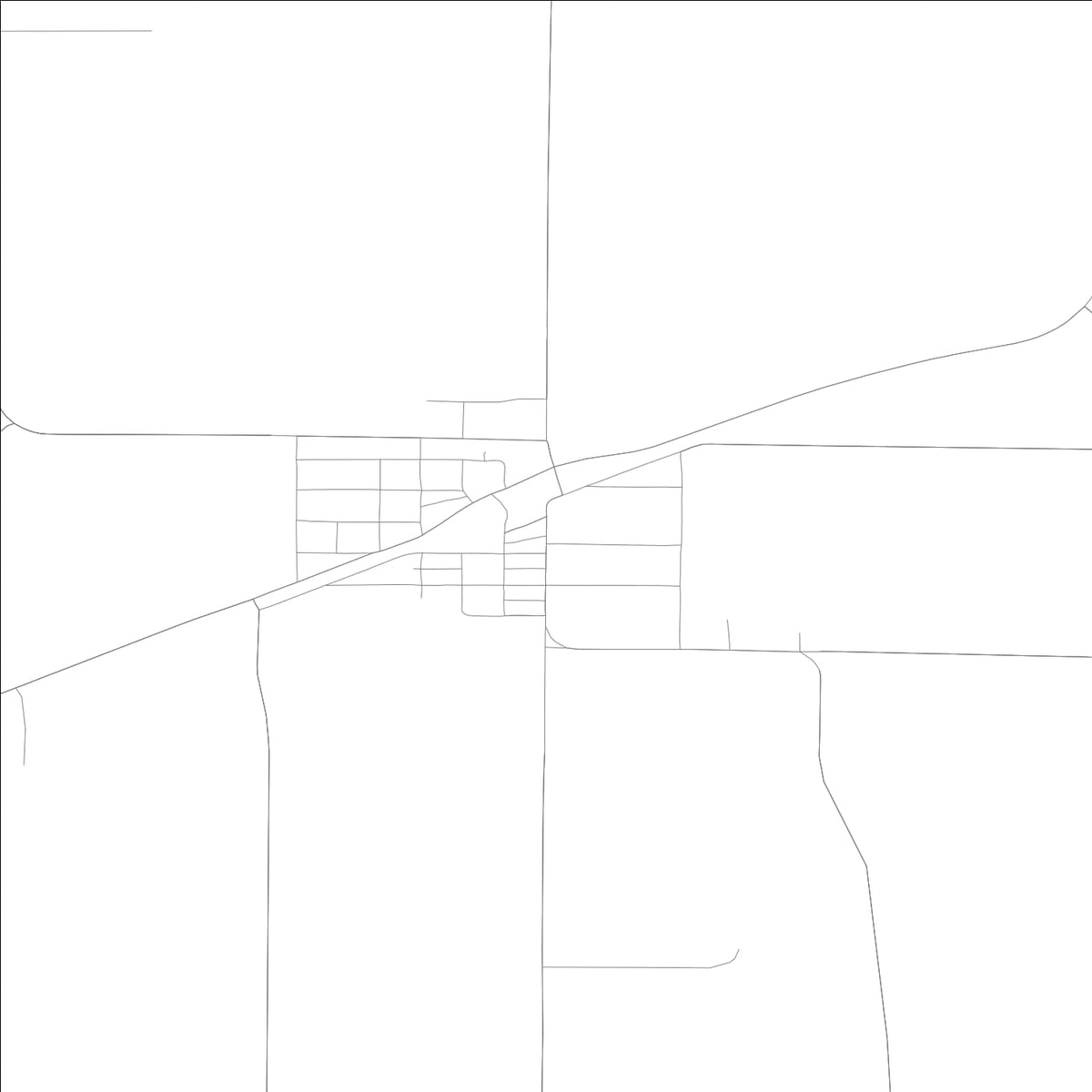 ROAD MAP OF NEPONSET, ILLINOIS BY MAPBAKES