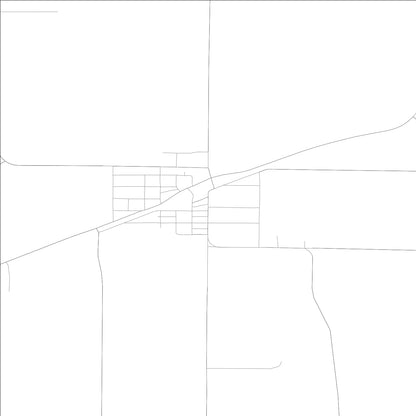 ROAD MAP OF NEPONSET, ILLINOIS BY MAPBAKES