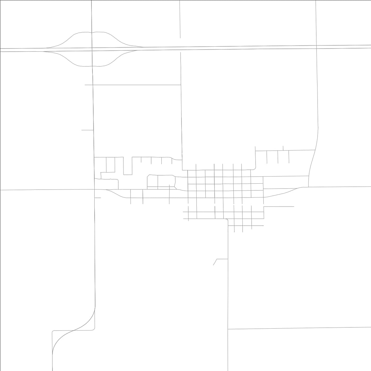 ROAD MAP OF NEW BERLIN, ILLINOIS BY MAPBAKES