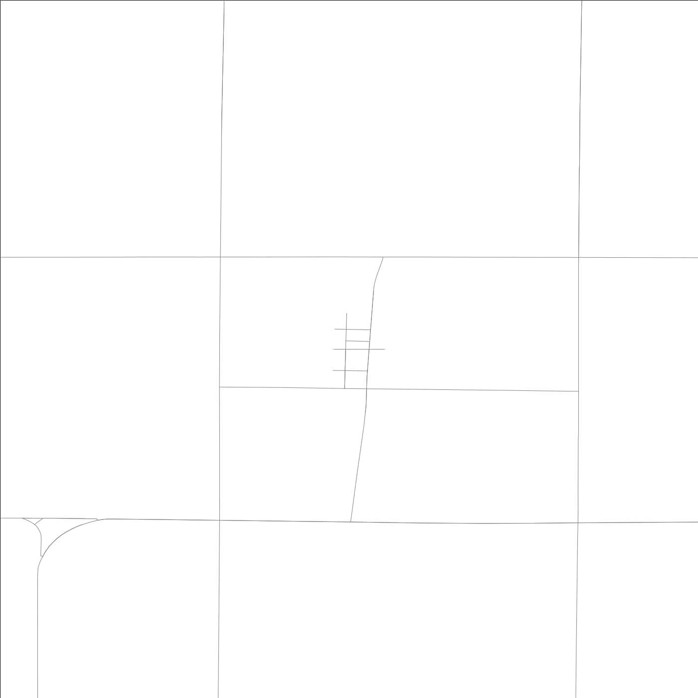 ROAD MAP OF TRUESDALE, LOWA BY MAPBAKES