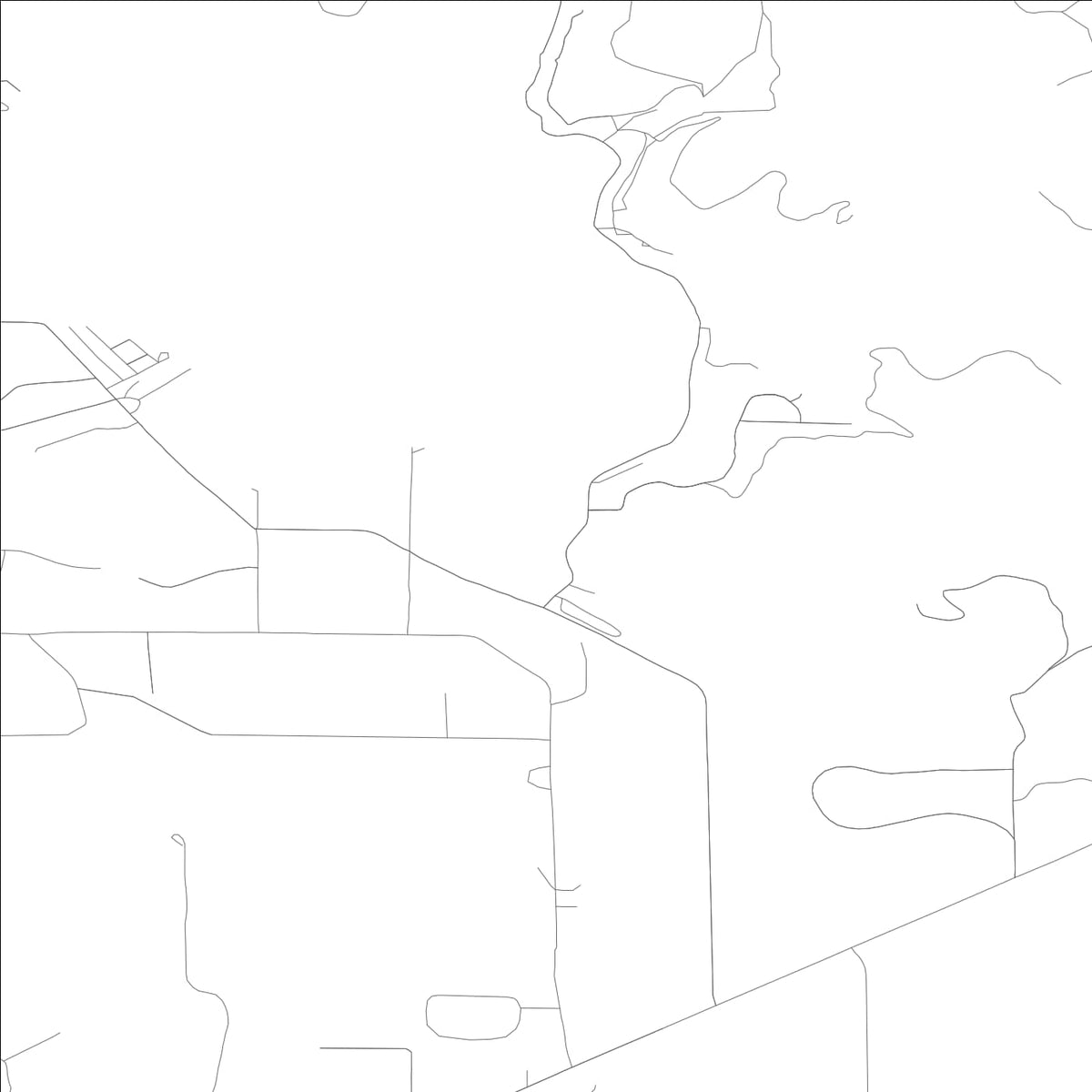 ROAD MAP OF HAUSER, IDAHO BY MAPBAKES