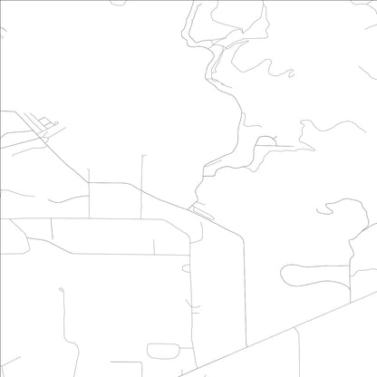 ROAD MAP OF HAUSER, IDAHO BY MAPBAKES