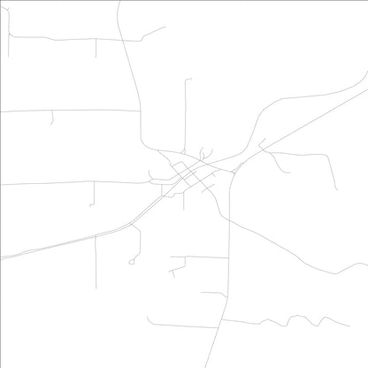 ROAD MAP OF NEW BURNSIDE, ILLINOIS BY MAPBAKES