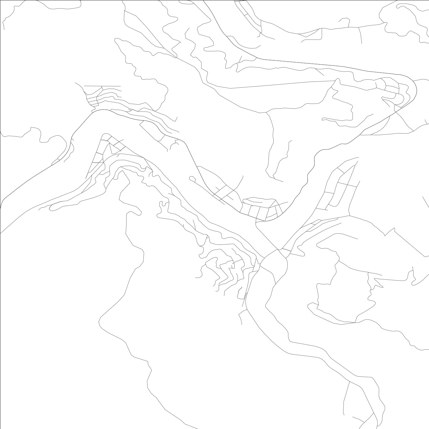 ROAD MAP OF MONTE RIO, CALIFORNIA BY MAPBAKES