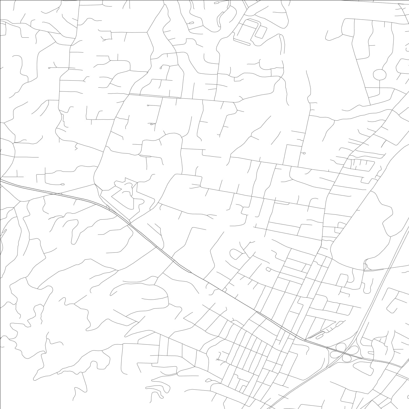 ROAD MAP OF MONTE SERENO, CALIFORNIA BY MAPBAKES