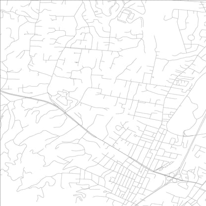 ROAD MAP OF MONTE SERENO, CALIFORNIA BY MAPBAKES